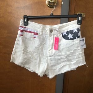 American flag shorts